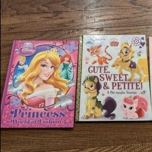 Disney Books, Disney Princess, Princess World of Fashion & Disney Palace Pets